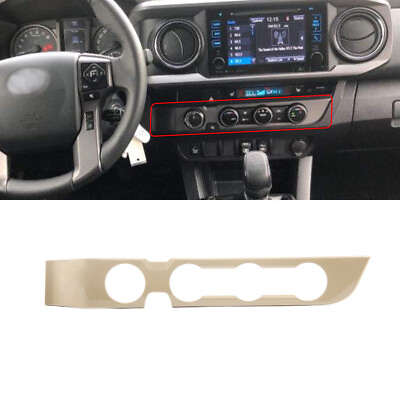 #ad Gray Interior Air Console Panel Decoration Cover Trim For Toyot@ T acoma 2016 22 $20.99