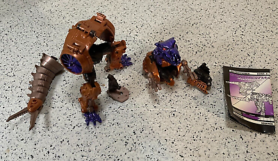 #ad Transformers Beast Wars Transmetals Megatron For Parts W Tail 1998 Complete $59.99