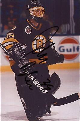 #ad John Blue Signed 4x6 Photo Boston Bruins Buffalo Sabres Autograph Auto $2.99