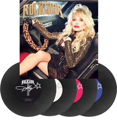 #ad Dolly Parton Rockstar New Vinyl LP Oversize Item Spilt Boxed Set $55.96