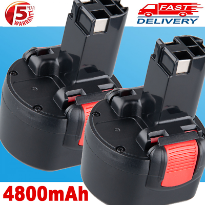 #ad 1 2 PACK For Bosch 4.8Ah NI MH Battery 9.6V BAT001 BAT048 BAT049 BAT100 BAT119 $19.99