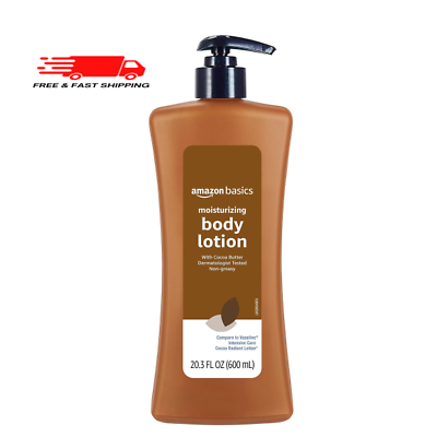 #ad Amazon Basics Cocoa Butter Body Lotion Lightly scented 20.3 fl oz $7.95