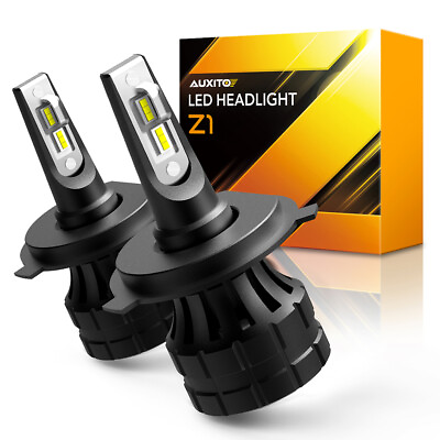 #ad AUXITO 9003 LED H4 Headlight Bulb Low High Beam White 20000LM Kit 6000K Z1 US $27.99