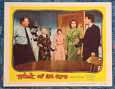 #ad Wink Of An Eye 1958 ORIGINAL Lobby Card 11quot; X 14 Comedy Mystery b $19.31