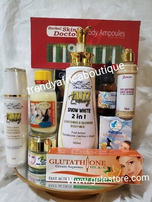 #ad 8pcs Glitzluxury SNOW WHITE body lotion Pro mix kit: 100% Satisfaction 👌 $289.99