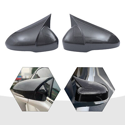 #ad For Ford Mondeo Fusion 2013 2020 Carbon Fiber Rear View Side Mirror Cover Trim $36.10