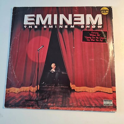 #ad THE EMINEM SHOW 2x LP VINYL *RARE* EU 2002 SHADY RECORDS ORIGINAL 1st PRESS GBP 39.95