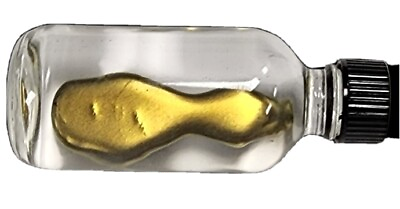 #ad Brilliant Gold Ferrofluid Magnetic Liquid Display 2oz $20.00