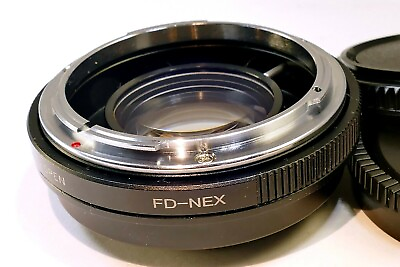 #ad Focal Reducer Lens Booster Adapter CANON FD to Sony E mount α6300 α6500 cameras $101.96
