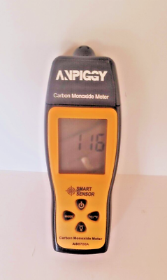 #ad Anpiggy AS8700A Orange Black Smart Sensor Handheld Carbon Monoxide Meter $15.99