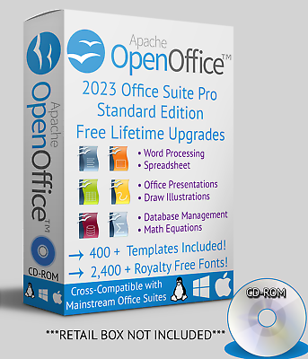 #ad Open Office Standard Edition Suite 2023 4.1.15 Windows Extras OpenOffice $9.97