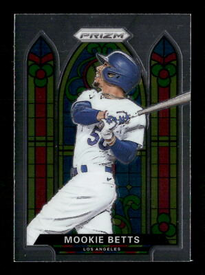 #ad Mookie Betts 2021 Panini Prizm #SG 2 Stained Glass Los Angeles Dodgers $2.79