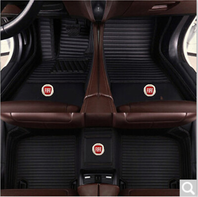 #ad For Fiat 500 500L 500X Car FloorLiner Carpets Luxury Custom Car Mats All Weather $98.99