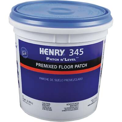 #ad Henry 345 Premixed Patch n#x27;LEVEL Floor Patch amp; Smoothing Compound Gray 1 Gal. $119.55