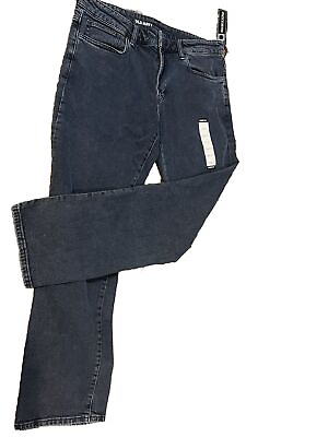 #ad New W tags Old Navy Stretch Jeans Mens 34x32 Dark Blue Denim Mid Rise $23.99