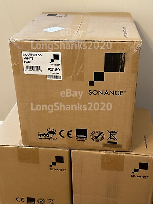 #ad Sonance MARINER 56 Outdoor Speakers White Pair *New Sealed* $495.00