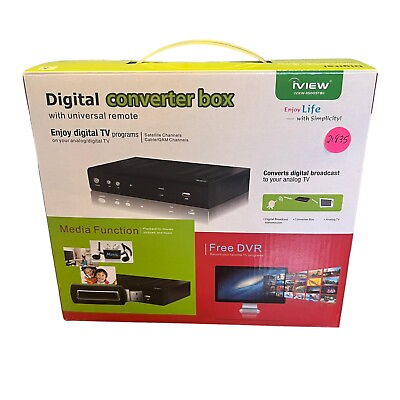 #ad IVIEW 3500STB II ATSC Digital Converter Box with Recording and Media Player $42.00
