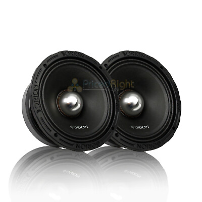 #ad Orion 8 Inch Midbass Speaker Pair Car Audio 2000W Max 500W Rms 4 Ohm XPM854MBF $229.95