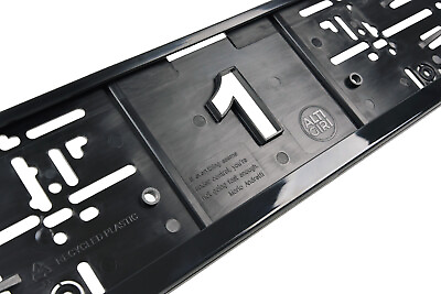 #ad 2 x Euro License Plate Frame Premium Holder screws $15.99