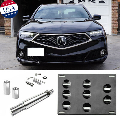 #ad Front Tow Hook License Plate Mounting Bracket For Acura TLX Honda Fit 2015 2018 $20.99