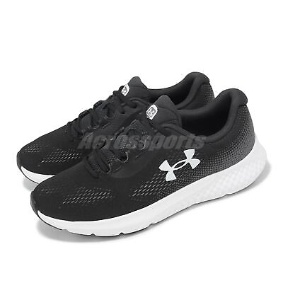 #ad Under Armour Charged Rogue 4 UA Black White Men Road Running Shoes 3026998 001 $104.99