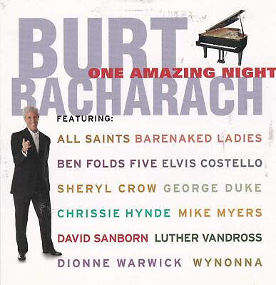 #ad Burt Bacharach One Amazing Night Audio CD $16.95