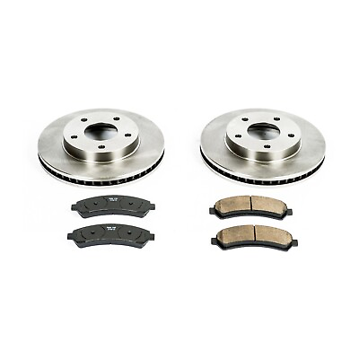 #ad Powerstop KOE2004 Brake Discs And Pad Kit 2 Wheel Set Front for Chevy Olds S10 $143.07