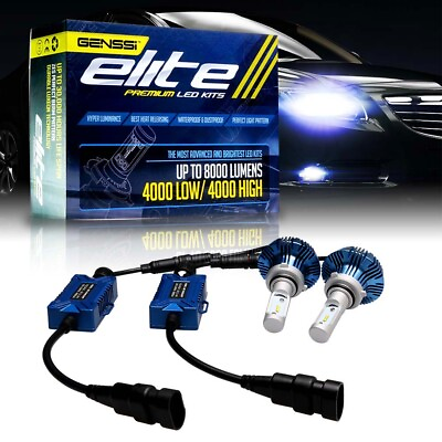 #ad Authentic G7 Elite LED Headlight Conversion Kit Bulbs Hi Power HB4 9006 6000K $59.97