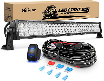 #ad LED Light Bar 32Inch 180W Spot Flood Combo Led off Road Lights 12V 5Pin Rocker S $77.99