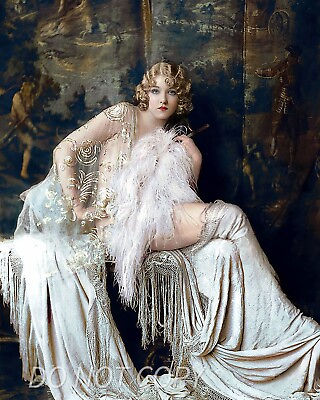 #ad Ziegfeld Follies Vintage 1920s glamour 8X10 PUBLICITY PHOTO Flapper Girl $10.61