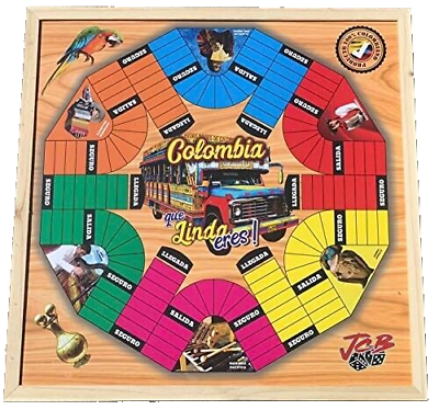 #ad Parcheesi Magnetic Luxury Board Game Tablero De Parques Colombiano Magnético $49.99
