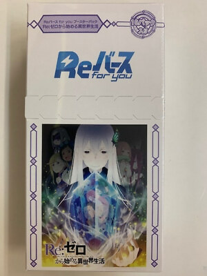 #ad Rebirth for you booster pack Re:Zero BOX 2021 Japan BUSHIROAD $187.94
