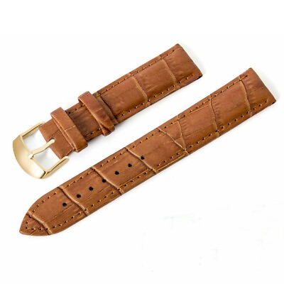 #ad Lady Unisex PU Soft Leather Watch Strap Bands with Metal Buckle 8mm 20mm Classic $19.78