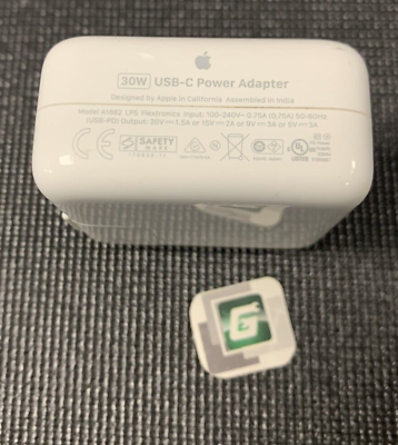 #ad Apple Genuine OEM 30W USB C Power Adapter Charger A1882 USED $15.99