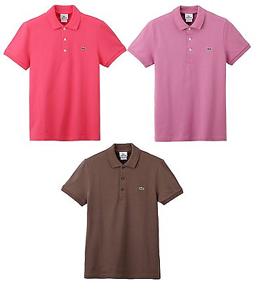 #ad NEW LACOSTE PH4425 CROC LOGO EMBROIDERY SS STRETCH PIQUE POLO SHIRTS MANY COLOR $75.65