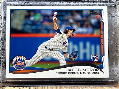#ad Jacob DeGrom 2014 Topps Update Series Rookie Debut RC #US 57 New York Mets $4.50