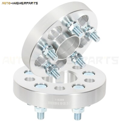 #ad For Subaru BRZ 13 15 2Pcs 1quot; 25mm Thick 5x100 to 5x100 Wheel Spacers 12x1.25 $46.99