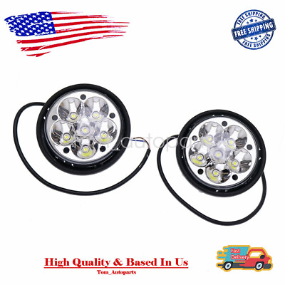 New LED Pair Led Fog Light Style Very Bright For Freightliner Columbia 2005 2010 $60.50