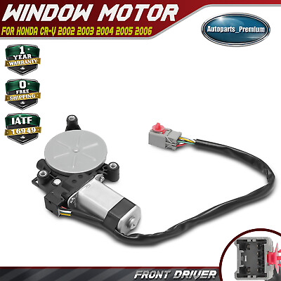#ad Front Driver Power Window Motor w 6 Pin for Honda CR V 2002 2003 2004 2005 2006 $32.99