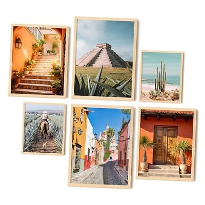 #ad Wall Art 12x16 Vintage Poster Western Pictures Wall Decor Cactus Art Mexico $33.05