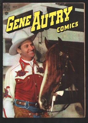 #ad Gene Autry #1947 Dell double cover issue Gene amp; Champion VG $65.88
