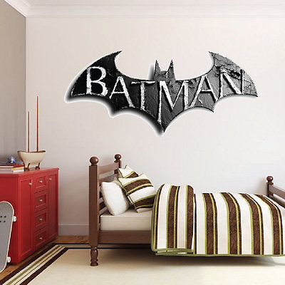 #ad Batman Decal Batman Wall Decal Batman Wall Design Arkham Batman Wall b25 $151.95