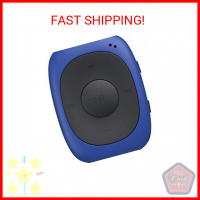 #ad AGPTEK G02 8GB Clip MP3 Player with FM Shuffle Portable Music Player Blue $32.00
