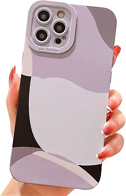 #ad Slim Soft for iPhone 13 Pro Max Case Cute Painted Art Slim Shockproof Thin Black $20.46