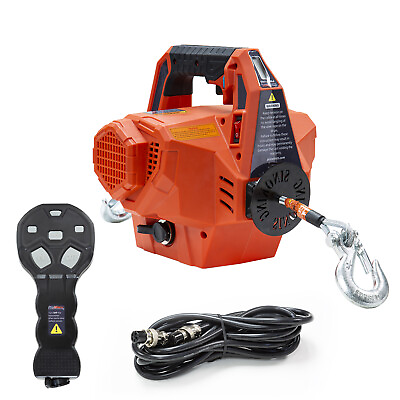 #ad Prowinch Portable Electric Winch Hoist 500 lbs. Rechargeable Battery Powered Wir $386.57