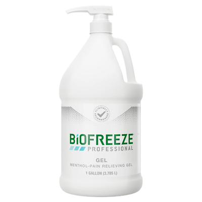 #ad Biofreeze Professional Menthol Pain Relieving Green Gel 1 Gallon $159.99