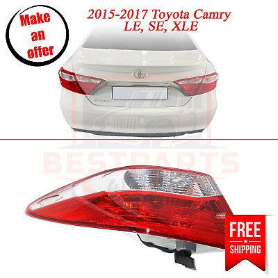 #ad Tail Light halogen left side for 2015 2017 Toyota Camry LE SE XLE $80.99