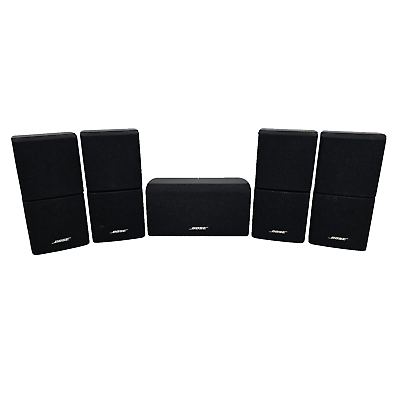 #ad Bose 4 Double Dual Cube 1 Center Speakers Acoustimass Lifestyle Surround System $149.97