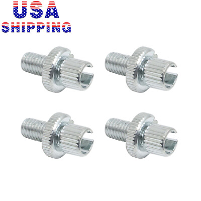 #ad 4pc 8mm Motorcycle Brake Clutch Cable Adjuster Nut Bolts For Honda Yamaha Suzuki $7.59