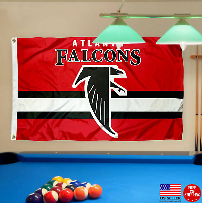 #ad Atlanta FLAG 3X5 Falcons Banner American Football New Man Cave Flags Falcon $18.87